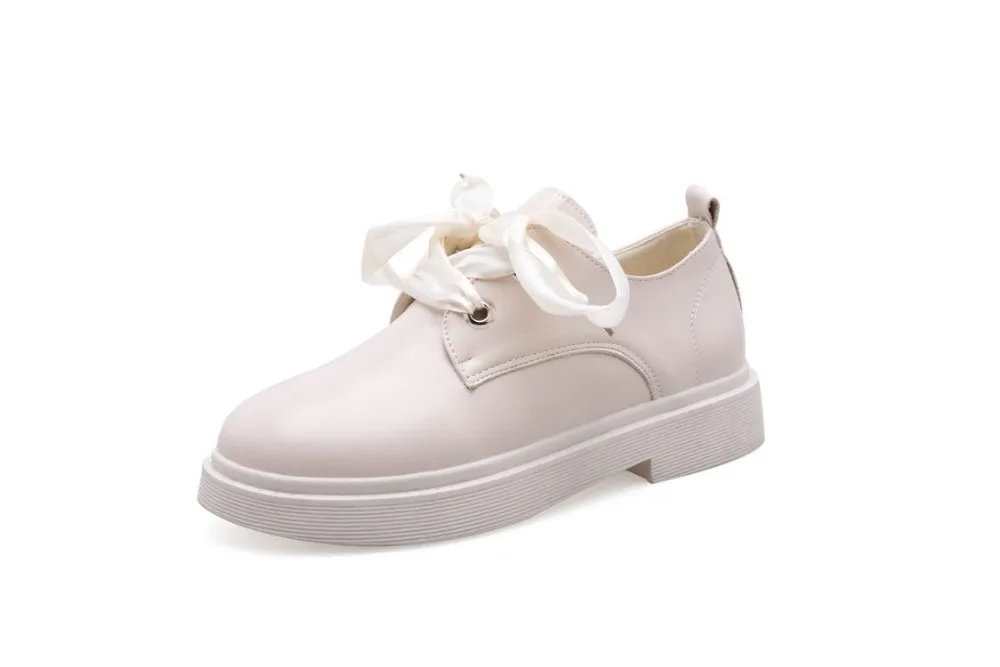 Aleafalling/женские классические ботинки из мягкой искусственной кожи на шнуровке