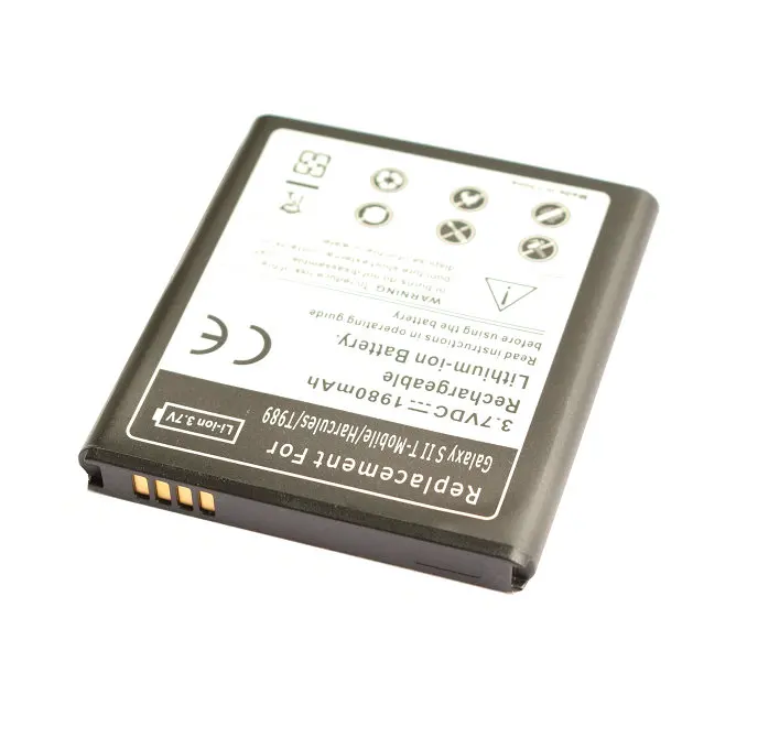 Ciszean 10 шт./лот 1980 мА/ч EB-L1D7IBA /U запасная батарея для Samsung Galaxy S II S2 T989 i515 i717 SHV-E120S i727 i547
