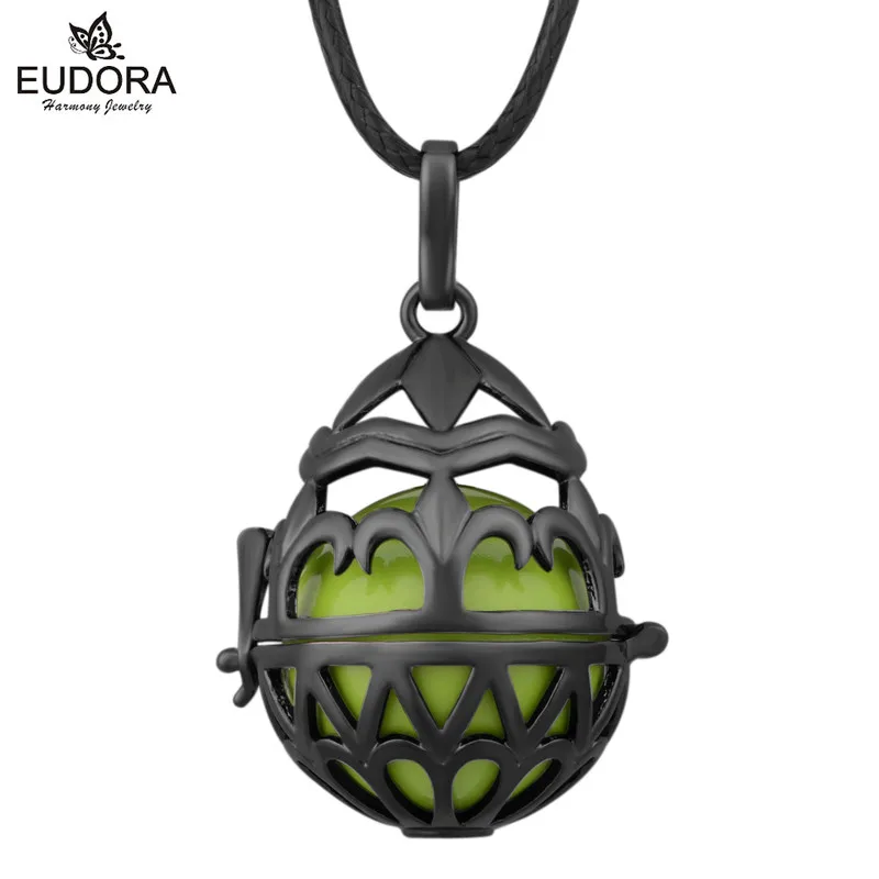 Новый подвеска Eudora в виде шара для беременности с ангелом женское черное