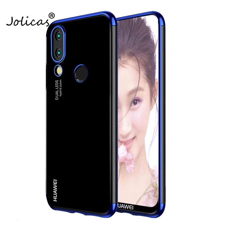 Мягкий ТПУ прозрачный противоударный чехол для huawei P Smart Plus 2019 P20 P10 P9 Lite Honor 8X8 9 8C 7A
