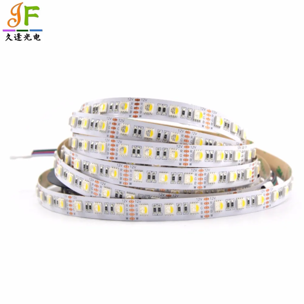 Высокое качество 5 м 4 в 1 RGBW Гибкая СВЕТОДИОДНАЯ лента SMD 5050 RGB + Холодный/теплый