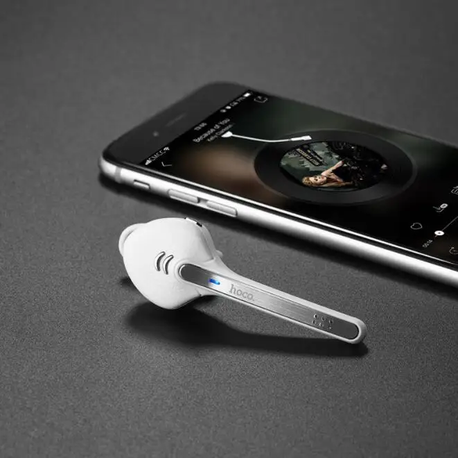 Hoco E34 Bluetooth гарнитура обтекаемая бизнес Музыка Беспроводная стерео громкой связи