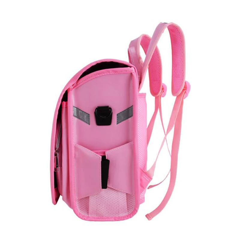 Japan kid bag Orthopedic School Bags Children Backpack For Girls and Boy Waterproof PU Randoseru Flower design Student Bag 2021