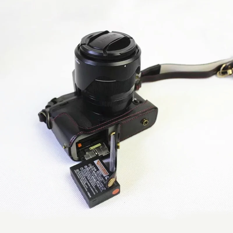 Высокое качество PU кожаный чехол для камеры Сумка Fujifilm X E3 XE3 XC16 50mm/18 55 мм объектив