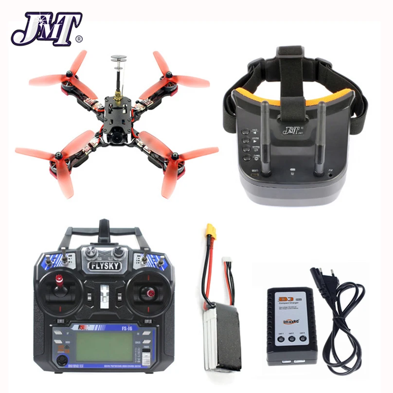 Квадрокоптер JMT Frog 218 мм гоночный Дрон RTF Betaflight F4 Pro V2 BLHeli-s 30A 5 8G 25/200/400 МВт VTX Mini 700TVL