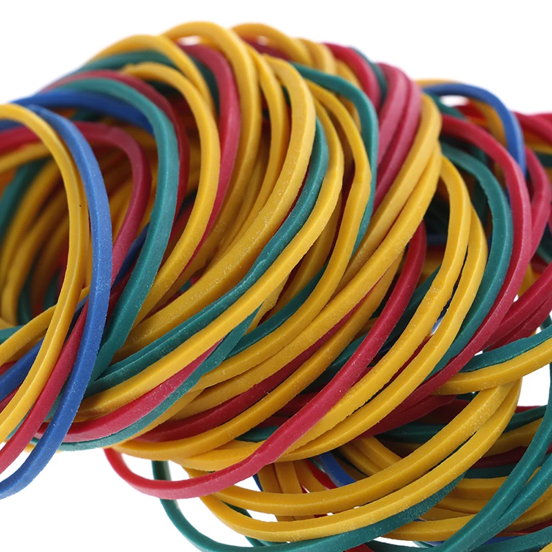 100 шт. разноцветные эластичные ленты для плетения | Игрушки и хобби
