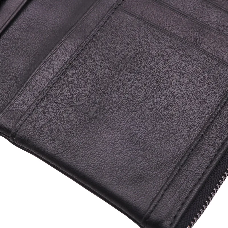 

Genuine Leather Slim Thin Men Wallets Male Clutch High Quality Hasp Long Mens Wallet Luxury Brand With Zipper Coin Purse Pocket