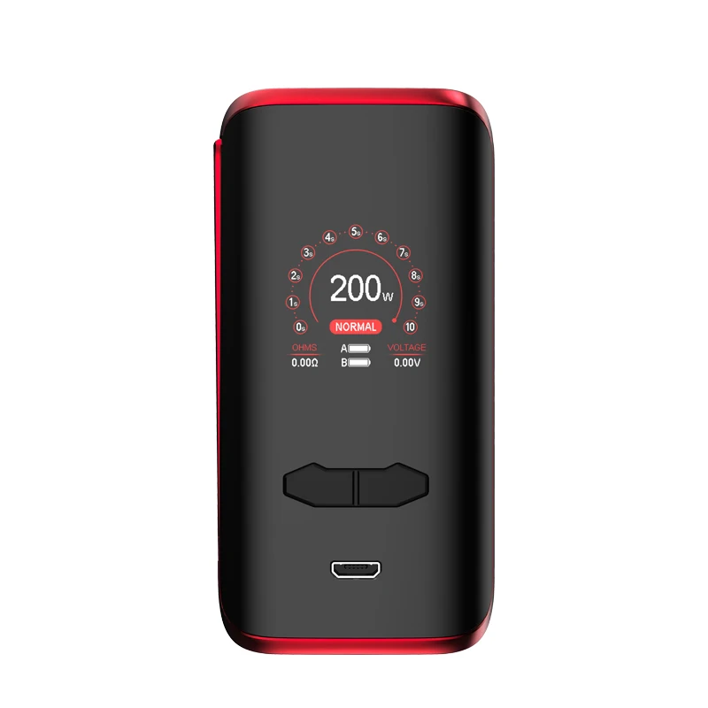 Augvape VX200 бокс мод 200 Вт контроль температуры 1 3 дюймов дисплей двойной 18650 батарея