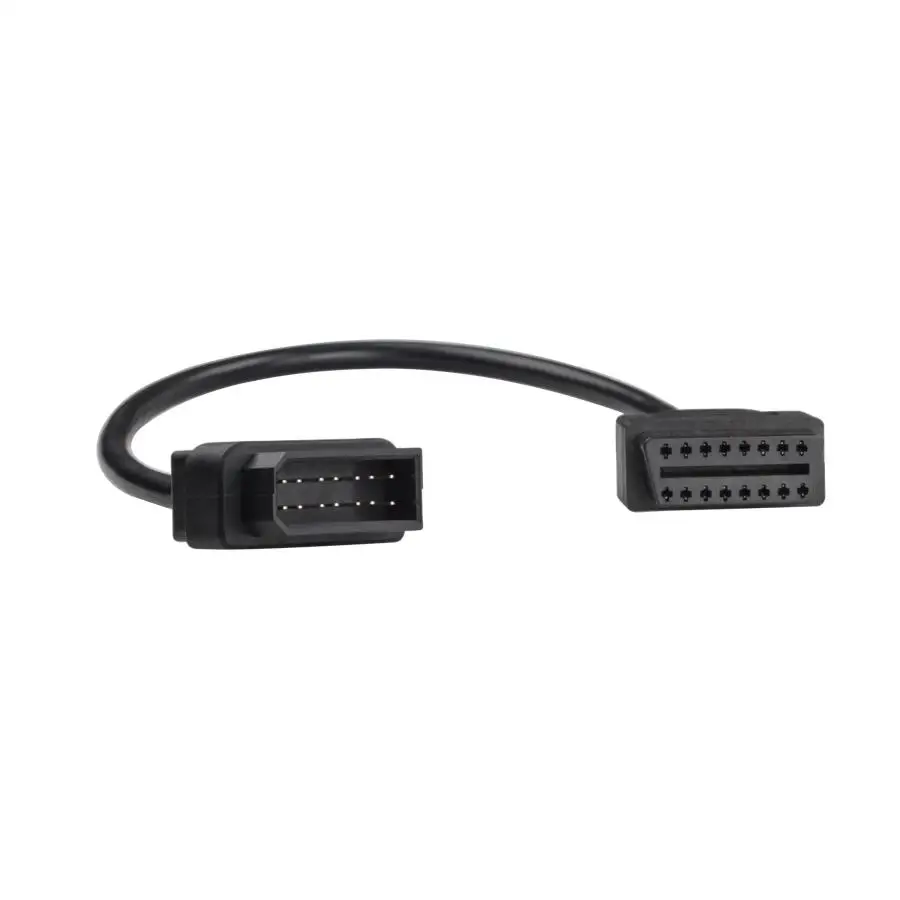 2019 Лидер продаж для Nissan 14 Pin to 16 Female OBD2 OBDII кабель диагностический адаптер