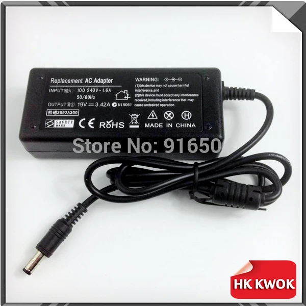 Адаптер питания для ноутбука toshiba R700 C600 L522 L515 A100 A105 19 в 5 А 2 мм * 65 Вт | Компьютеры и