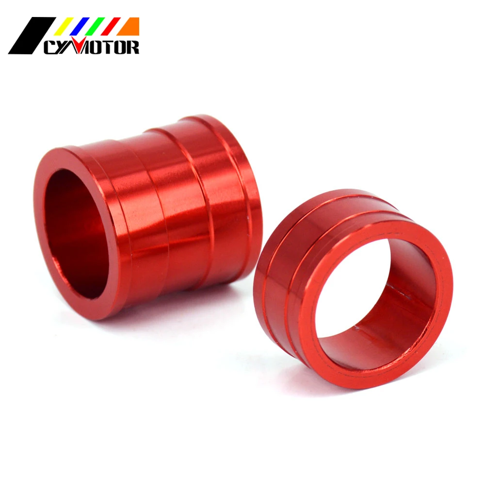 Красные Распорки передней ступицы для Honda CR125R CR250R 2004 2007 CRF250R CRF450R CRF250X CRF450X CRF450RX 450L