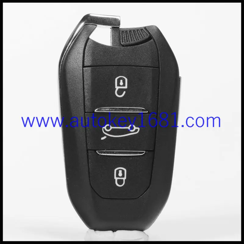 OEM Car Key For PEUGEOT 208 308 508 3008 5008 ETC SMART Keyless Entry 3 BUTTON REMOTE KEY With Electornic ID 46 and Uncut Blade |