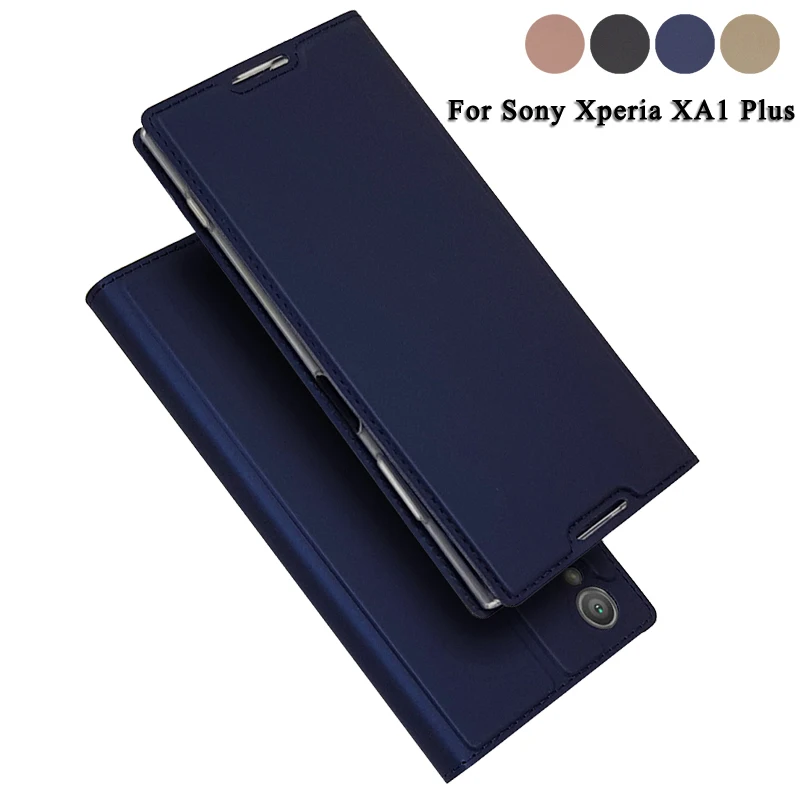 Чехол TIKONO для Sony Xperia XA1 Plus кожаный роскошный флип защитный чехол телефона Dual G3412