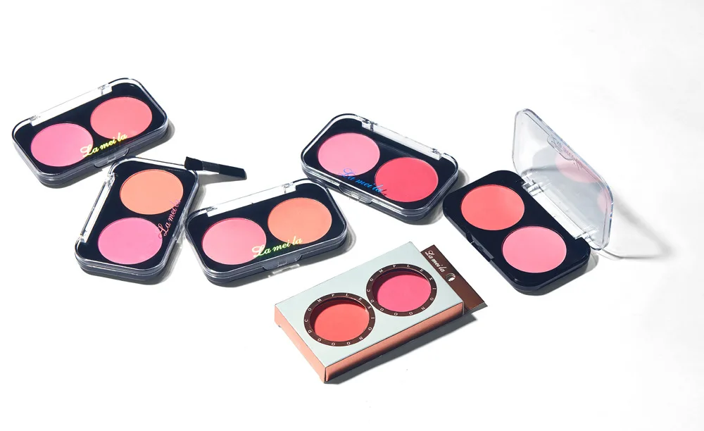 Макияж пудра румяна 6 цветов Румяна различных прессованная основа румяна|Румяна|