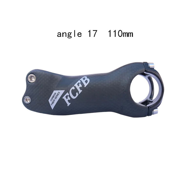 angle 17 matt FCFB Углеволокно велосипедные принадлежности велосипед Углеродные велосипедные кронштейны дорога/MTB 3 k матовая 6/17 градусов - Цвет: angle 17 matt