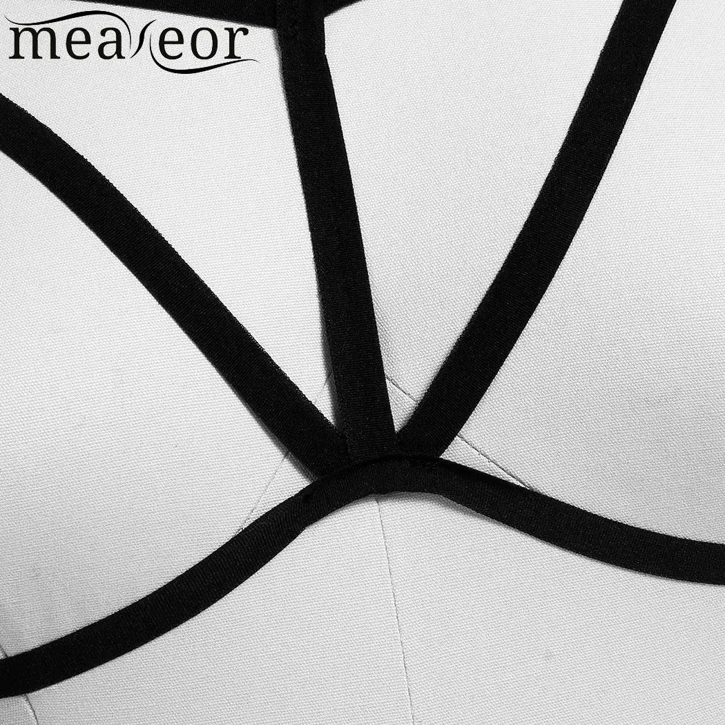 Meaneor сексуальный бюстгальтер ремень женское нижнее белье фетиш грудь связывание