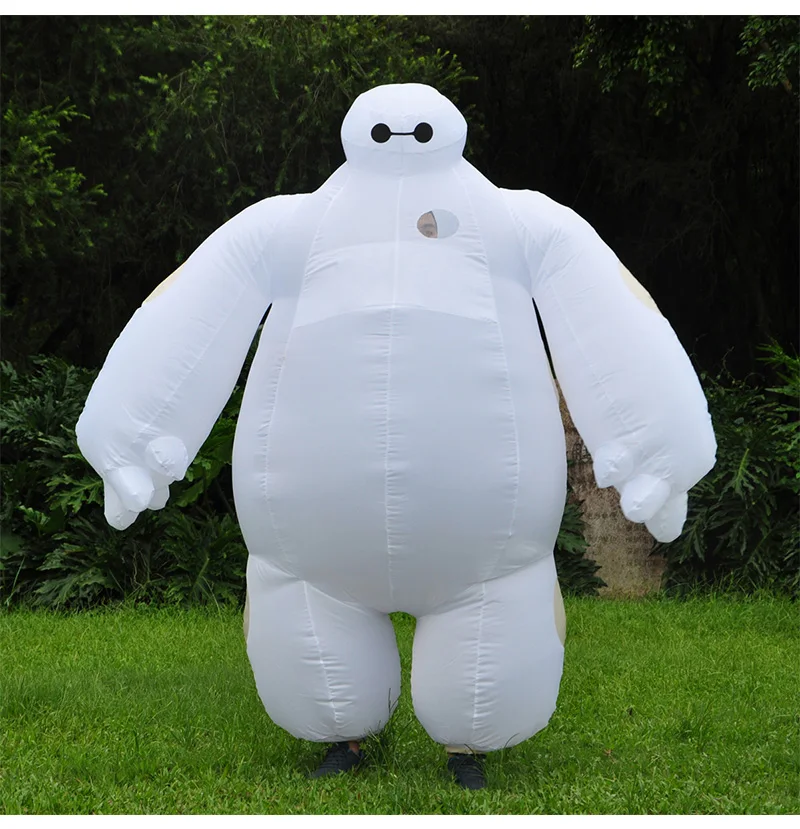 JYZCOS Baymax надувной костюм с буквенным принтом «Большой Герой» 6 маскарадный костюм; Детский костюм на Хэллоуин; Для женщин Человек взрослых Пурим Маскарадный костюм