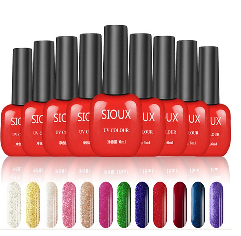 Косметические долговечностью лак для ногтей гель Vernis DIY мерцание гель-лак клей