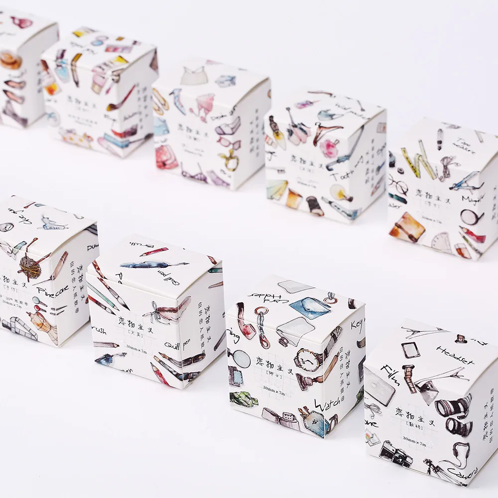 Японская лента для скрапбукинга декоративная ленты маскировки клейкая личного