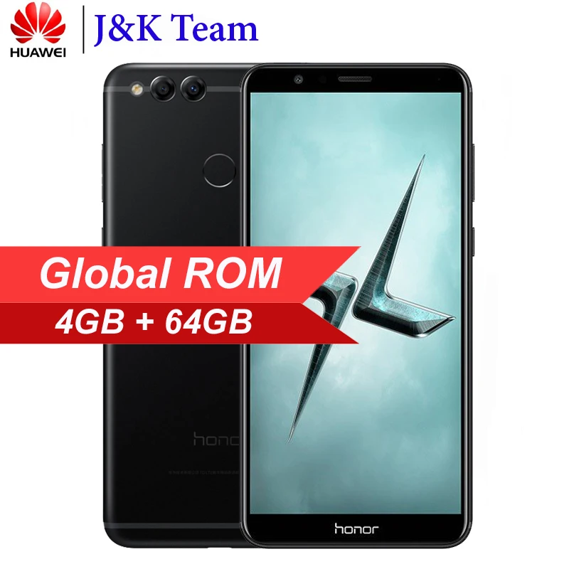 Глобальной прошивки Huawei Honor 7x5.93 &quotполный вид Экран 2160 * 1080pix оты смартфон Octa Core 2.4