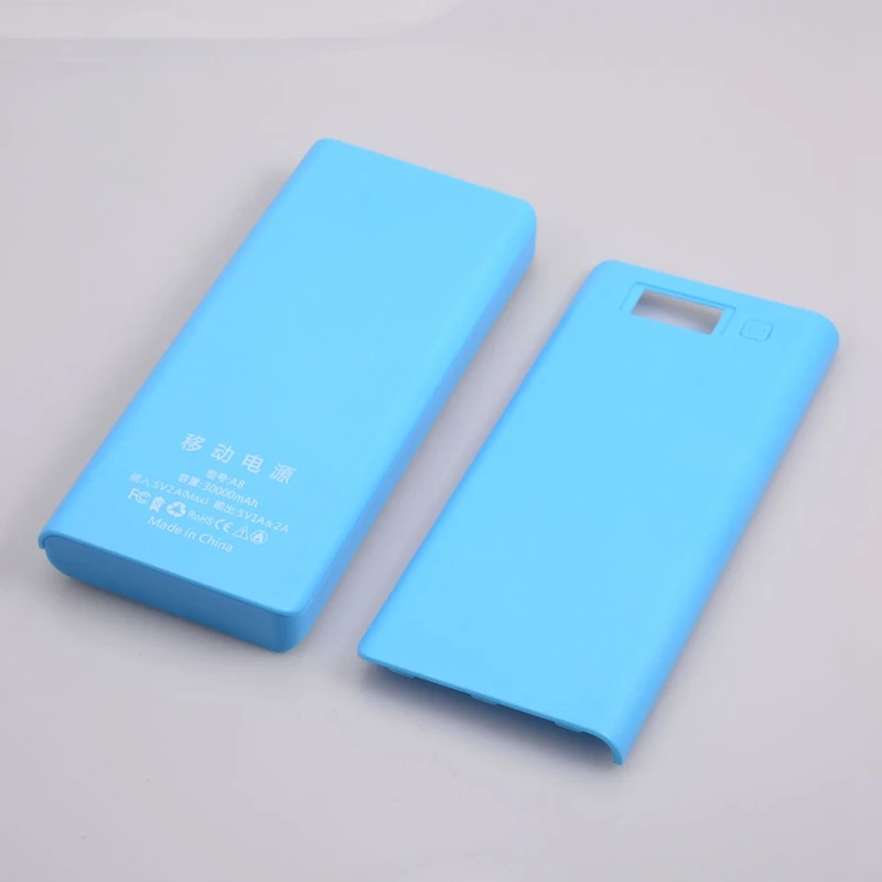 REAOOM (без батареи) блок питания 8x18650 Powerbank DIY чехол двойной USB зарядное устройство