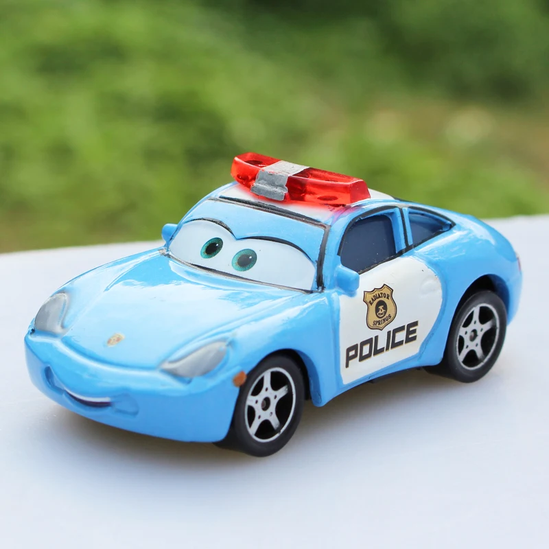 Дисней Pixar машины полицейские литой под давлением металлический автомобиль 1:55