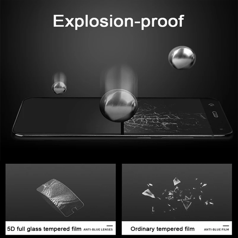 Tempered Glass for VIVO Nex Protective Full Cover Screen Protector X20 Plus X21 X23 V11 V9 Curved Edge Film | Мобильные телефоны и