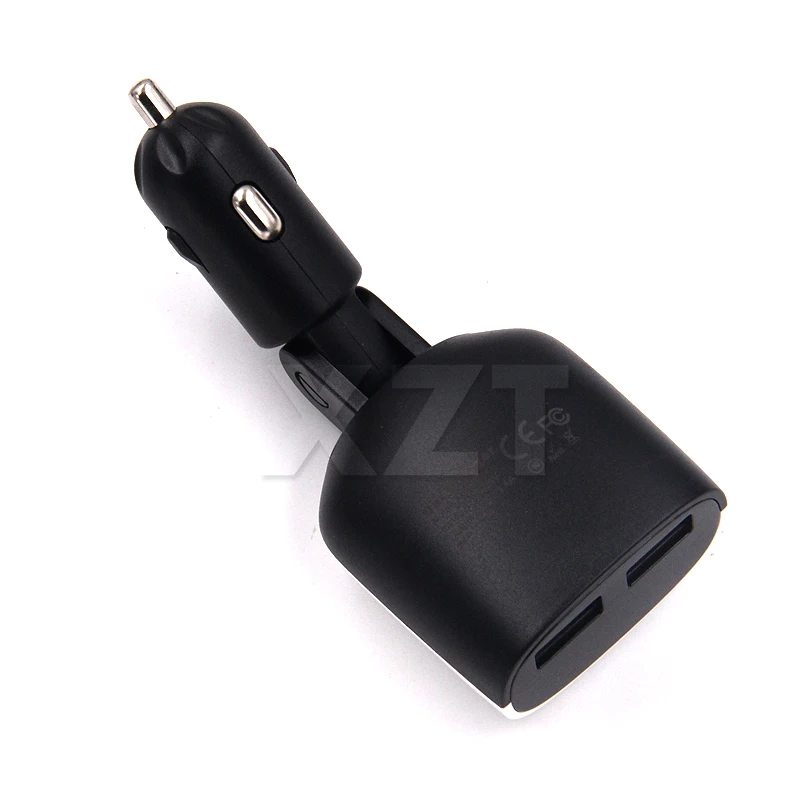 Автомобильное зарядное устройство с двумя USB-портами 5 В 2 4 А + 1 цифровой