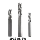Фреза ЧПУ AL-3W твердого карбида вольфрама с 3 канавками для черновой обработки
