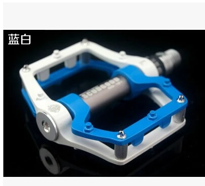 Тёмно-синий Новые педали Wellgo Xpedo лицевые XMX18AC MTB алюминиевый корпус 9/1" 3 цвета на выбор, сверхлегкие педали - Цвет: Тёмно-синий