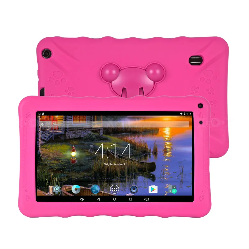 Add Rose Red Case XGODY 9 дюймов планшетный ПК Android 6,0 1G+ 16G четырехъядерный 800*480 Двойная камера Wi-Fi Bluetooth планшет планшеты с силиконовый чехол-держатель - Bundle: Add Rose Red Case