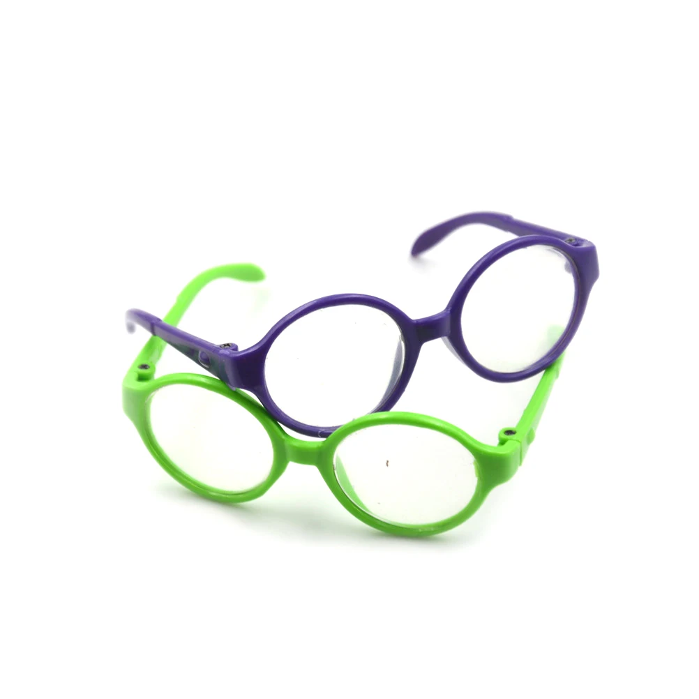 Детские игрушки стильные пластиковые солнечные очки в оправе для куклы нашего