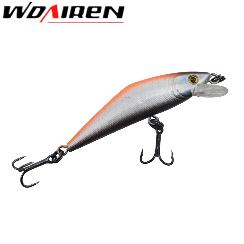 WDAIREN 56 мм/4 6 г погружающаяся блесна приманки VMC крючок Souple Iscas Artificiais Swimbait жесткая