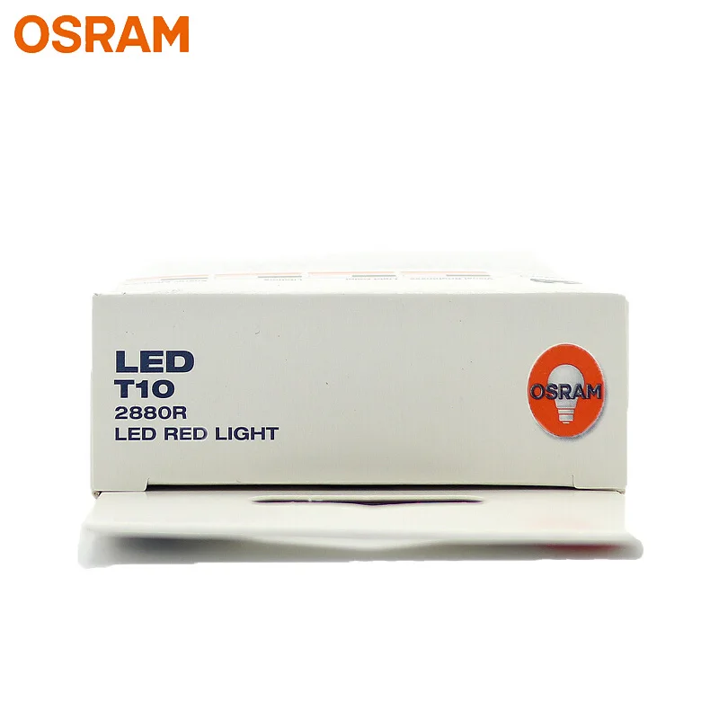 Светодиодный светильник OSRAM T10 красного цвета для автомобиля с поворотным