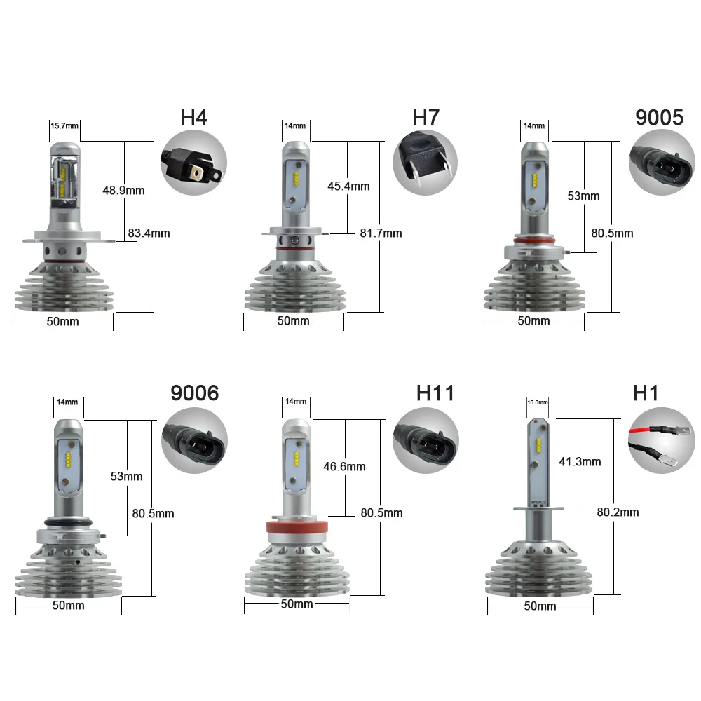 Mdatt carlight ламп Conversion Kit-H11 H8 H9 нового поколения регулируемый луч 120W 12000LM 6000K H1 H7 9005 9006 H4 светодиодный