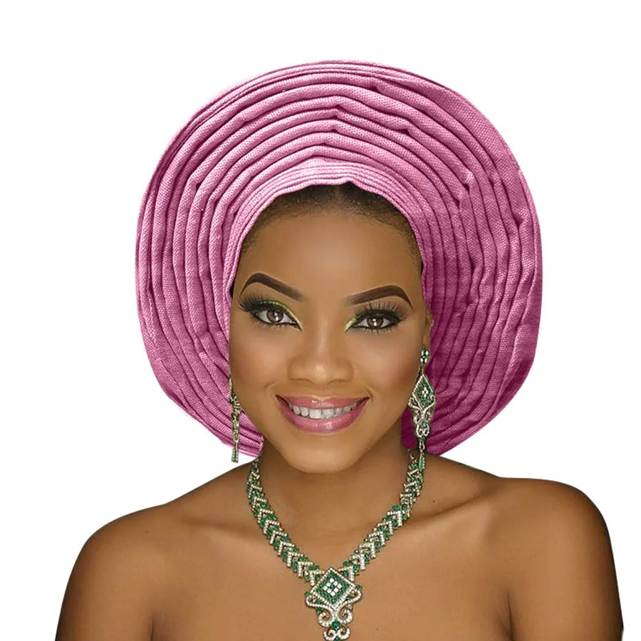 Женская африканская повязка на голову aso oke gele ebi для женщин уже
