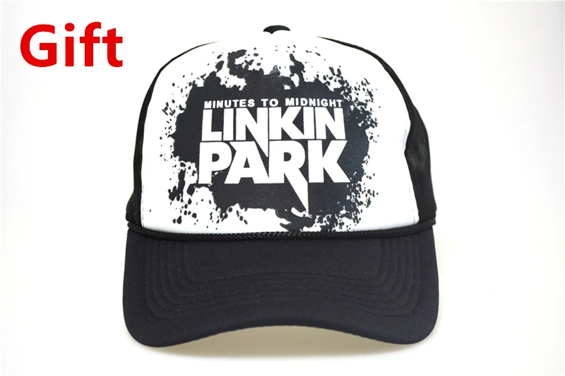 Кепка в подарок от S до 7XL размера плюс Linkin park куртка светильник Светоотражающая