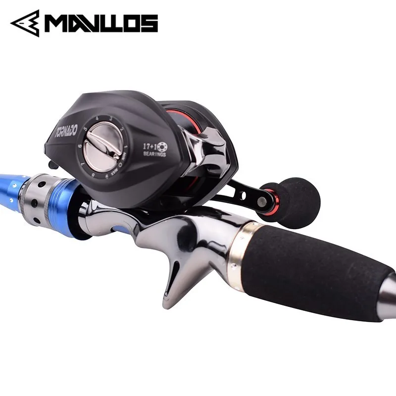 Mavllos TRNADO катушка для морской рыбалки Baitcasting 18BB коэффициент скорости 7 0: 1 мощность