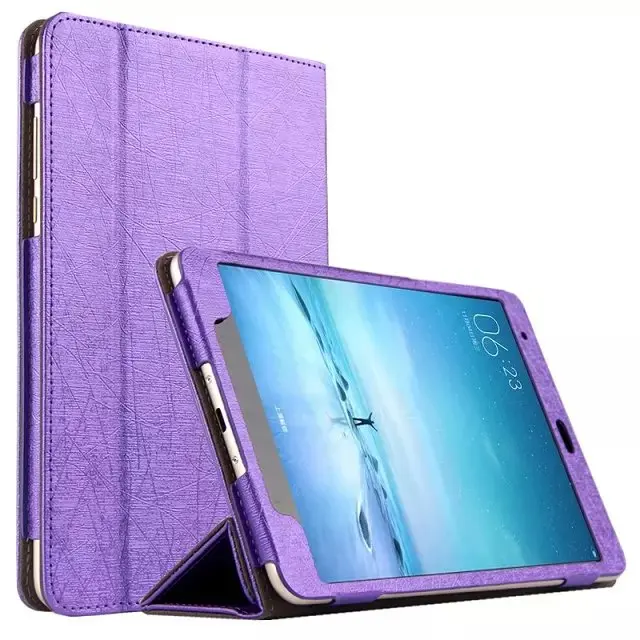 Тонкий удлиненный Шелковый откидной Чехол-подставка из искусственной кожи