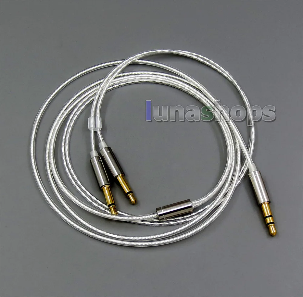 Pure Silver Plated Cable For Focal Clear Elear Elex Elegia Stellia