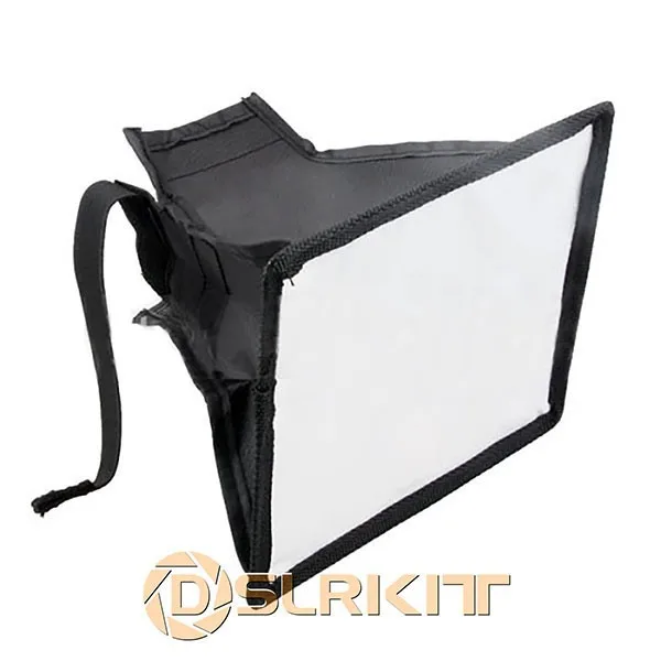 DSLRKIT Портативный 15x17 см Рассеиватель Вспышки Мини вспышка софтбокс для Canon Nikon Pentax sony