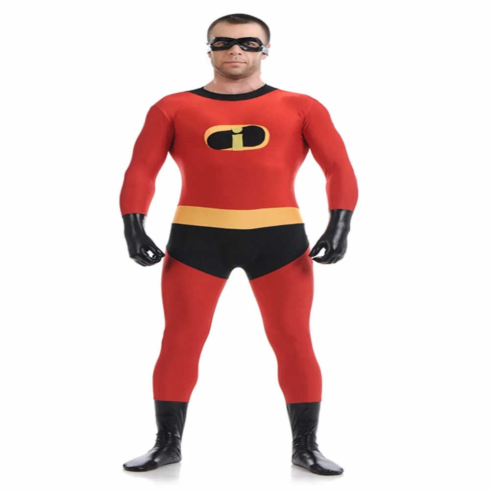 Frozone Incredibles 2 костюм женский мужской маскарадные костюмы для взрослых костюм из лайкры спандекс зентай боди Хэллоуин Карнавал Вечерние
