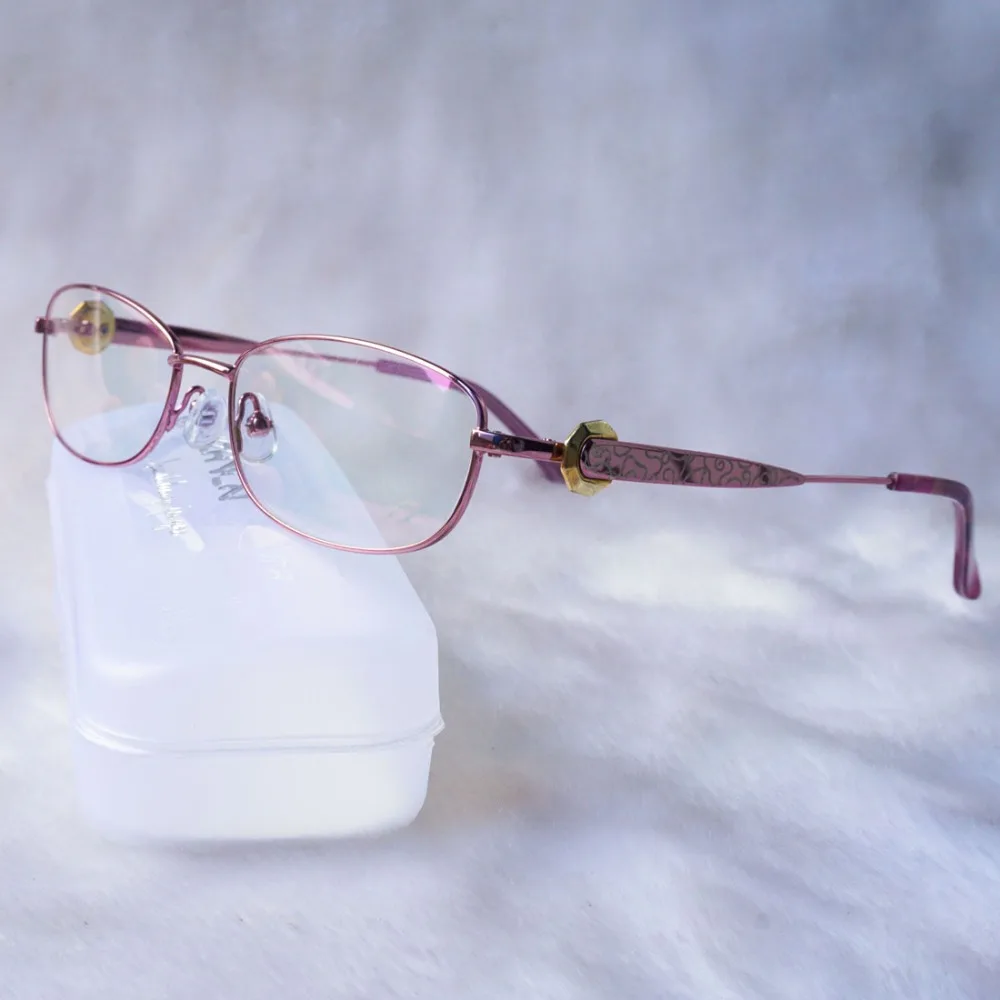 Ретро женские очки оправа с прозрачными линзами Oculos De Grau сплав роскошные очки для глаз Цветочные оптические оправы винтажные уникальные товары