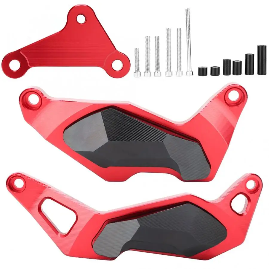 3pcs Engine Guard Sliders Crash Pad Protection Fit for Kawasaki ninja400 17-18 Motorcycle Aluminum alloy | Автомобили и мотоциклы
