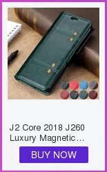 J2 Core J260 роскошный Магнитный чехол-кошелек fone чехол для Samsung Galaxy J2 core кожа Бизнес Книга чехол с флип-стойкой
