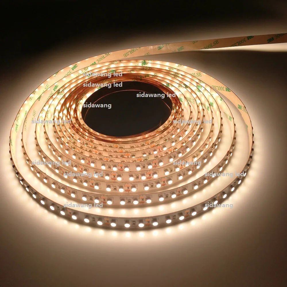 Светодиодная лента CRI >95 + Ra 10 мм 3528SMD 12 в пост. Тока 5 м 120 светодиодов/м IP20 гибкая
