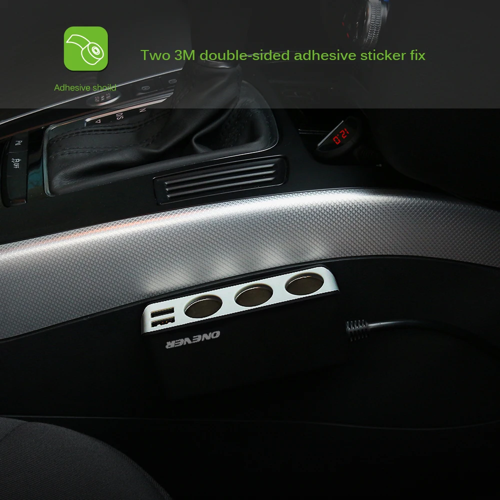 Автомобильный адаптер питания с 4 usb-портами разветвитель гнезда прикуривателя