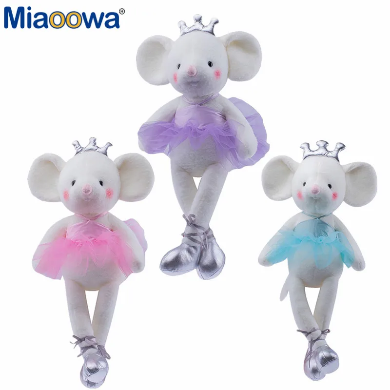 1 шт. 40-75 см Kawaii балетная мышь плюшевые игрушки мультяшное животное игрушка кукла для детей Детская игрушка для сна для девочек подарок на день рождения