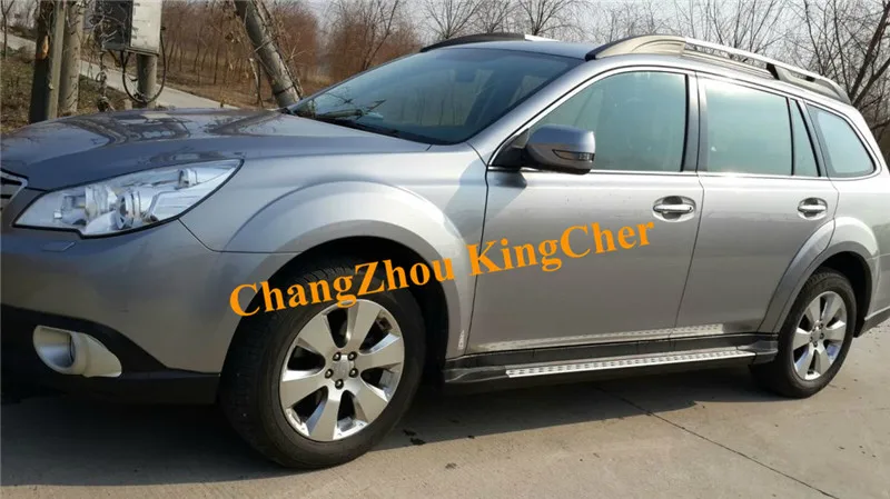 

Aluminum side step running board Nerf bar car accessories Suitable FOR S u b a r u Outback 2010 2011 2012 2013 2014
