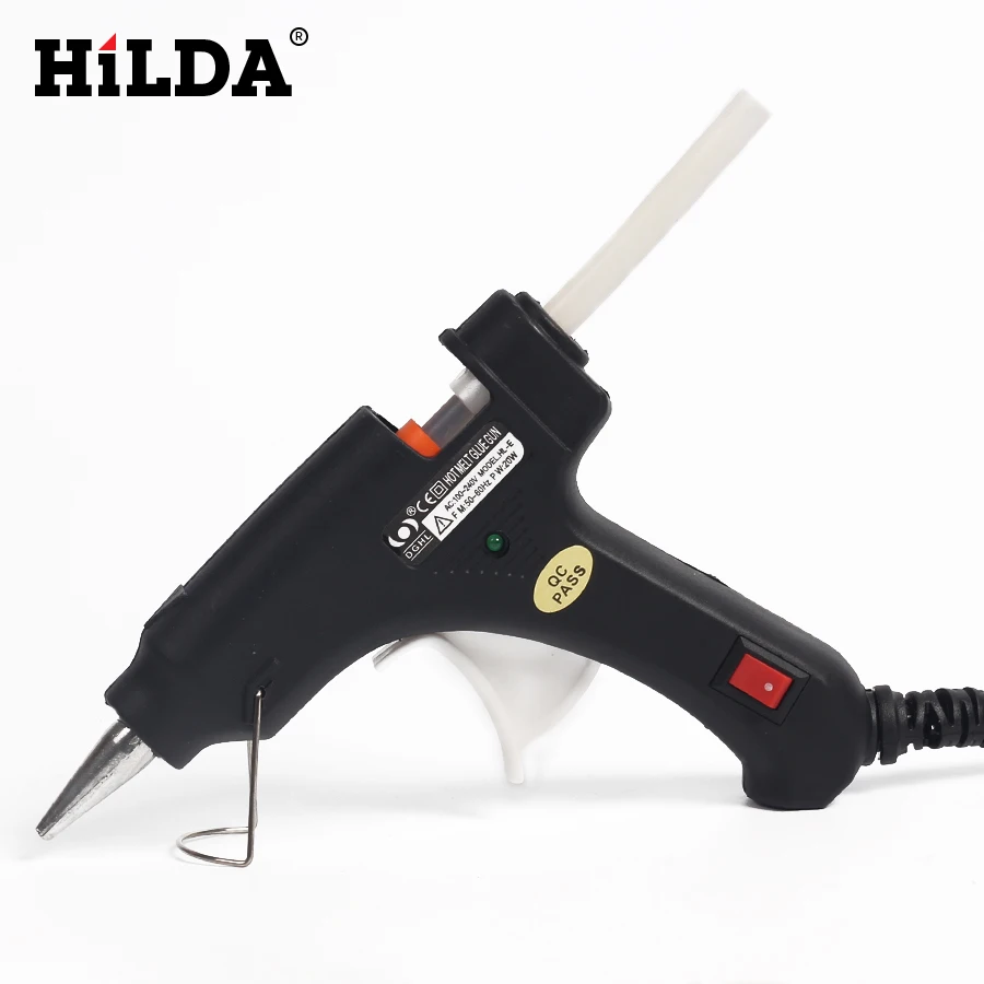 HILDA 20 Вт EU Plug термоплавкий клеевой пистолет и мини-пистолеты с 10 шт. клеевые